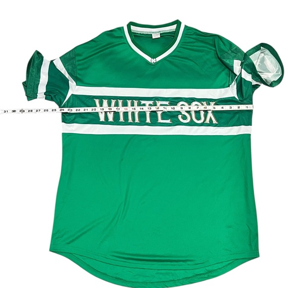 Chicago White Sox Green St. Patrick’s Day Jersey Adult XL - Picture 3 of 5